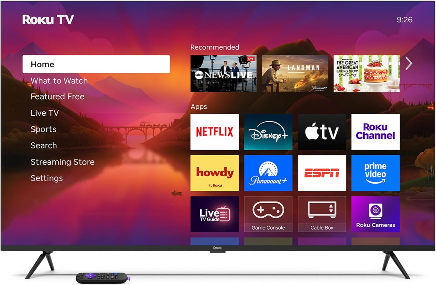 roku smart tv – 55 inch plus series, mini led tv – rokutv with enhanced voice remote – flat screen 4k qled television with dolby vision & wi fi for streaming live local news, sports