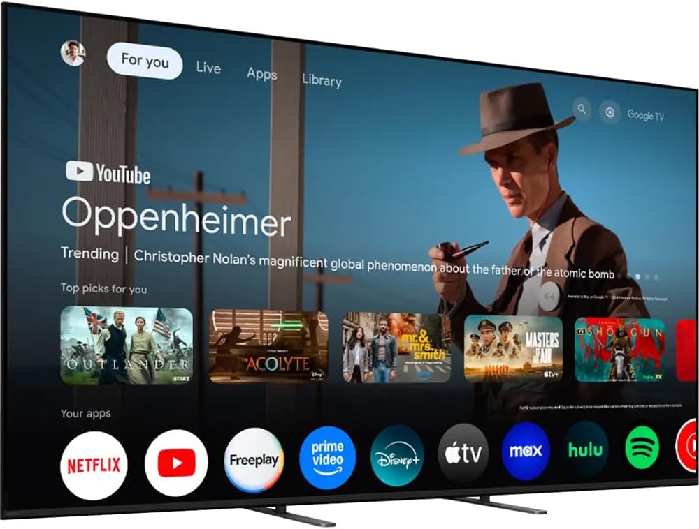 Sony BRAVIA 5 55 inch Mini LED 4K HDR Google TV (2025) K55XR50 Bundle with 2X Deco Gear 6FT HDMI Cable, SurgePro 6-Outlet Surge Adapter and Deco Gear Home Theater Beginner's Guide - Image 3