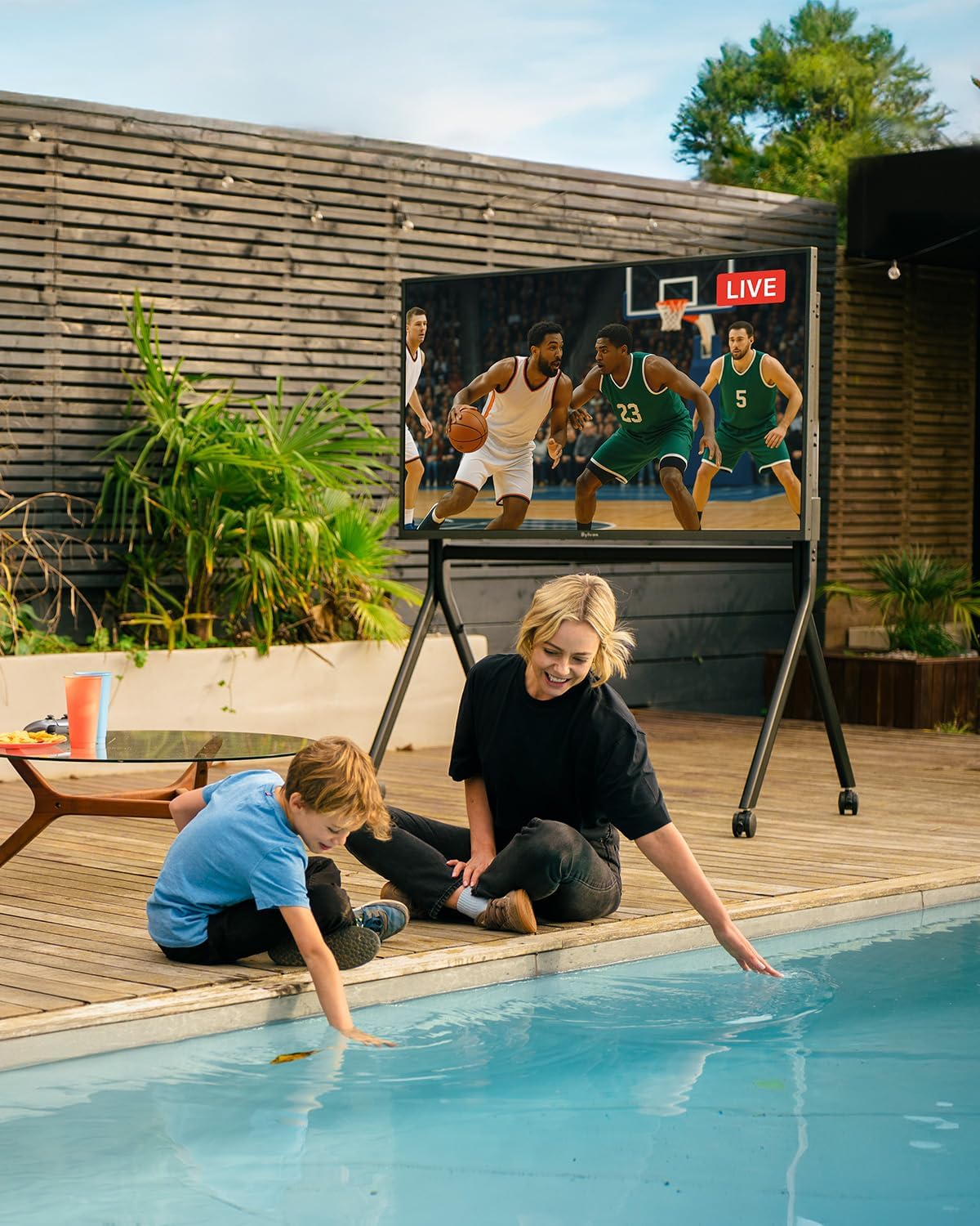 SYLVOX 75 inch Outdoor Mini-LED QLED TV, 4K Ultra HD Smart Google TVs, 2000 Nits Full Sun, Anti-Glare Screen, 120Hz Refresh Rate, IP55 Waterproof, Dual 30W Dolby Atmos Speaks (Cinema/2025) - Image 10
