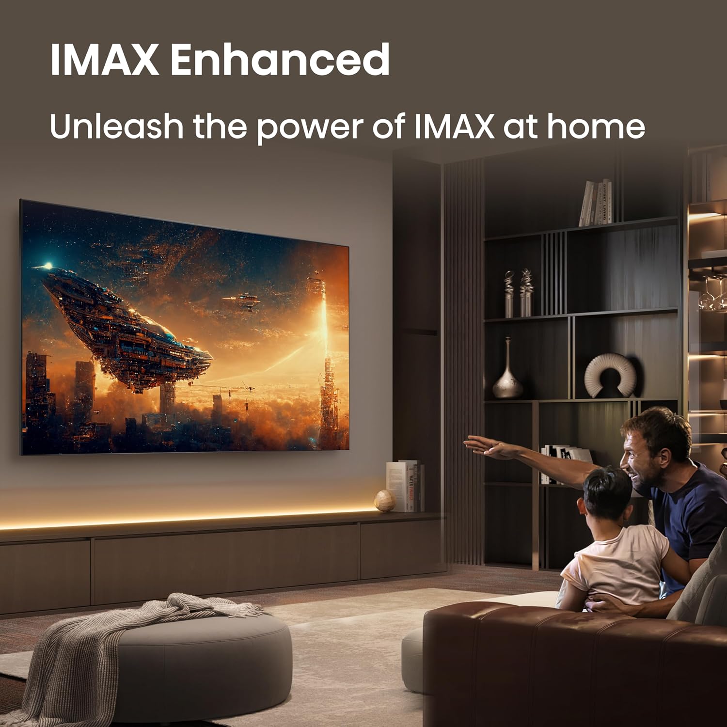 Hisense 110" Mini-LED Premium Flagship ULED X Series 4K UHD Google Smart TV (110UX) - MiniLED X, Up to 10k Brightness, QLED, 144Hz, Dolby Vision Atmos, HDR10+, 4.2.2 Ch Audio, Voice Control, Alexa - Image 7