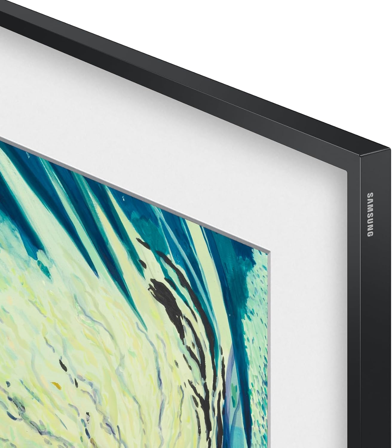 Samsung QN65LS03FADXZA 65 Inch The Frame QLED 4K Art Mode Vision AI Smart TV with a VG-SCFH65TKBZA 65" The Frame Customizable Bezel - Modern Teak (2025) - Image 3
