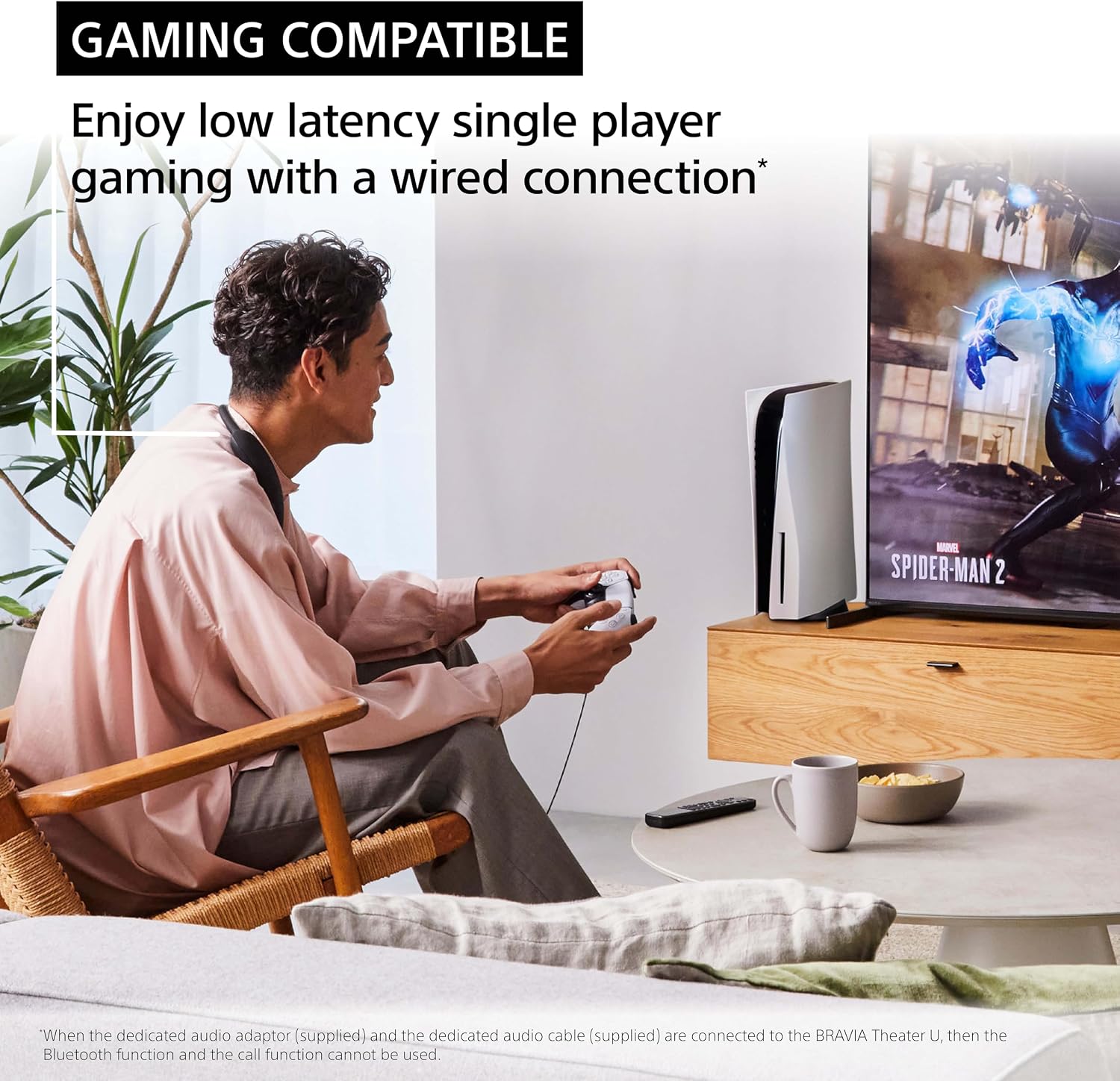 Sony BRAVIA 5 85 Inch 4K Mini LED Smart TV (K-85XR50, 2025) + BRAVIA Theater U Wireless Wearable Speaker (HT-AN7) Bundle - Image 4