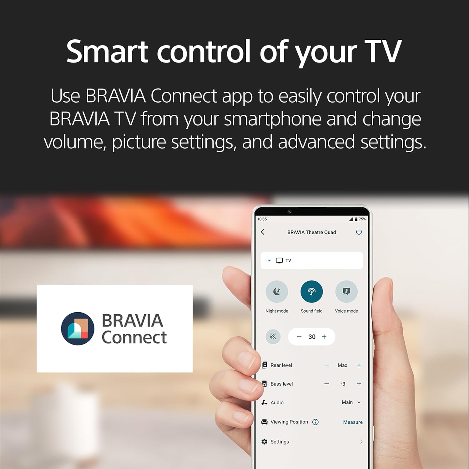 Sony BRAVIA 5 65 Inch TV, Mini LED, 4K Smart Google TV, XR Processor with AI Technology,120hz Television with Dolby Vision/Atmos, Exclusive Features for PlayStation®5, K-65XR50 - Image 8