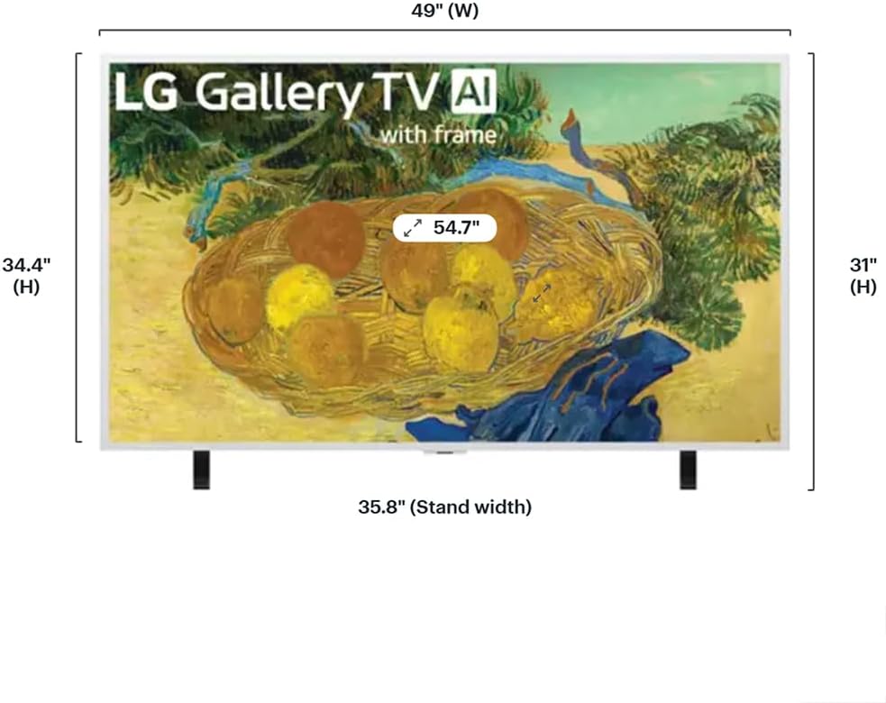 LG 55 Inch Gallery TV with Frame LX7B Mini LED 4K Smart TV 2026 55LX7BPUA Bundle with Samsung HW-S50B 3.0ch All-in-One Soundbar, 2X HDMI Cable and Deco Gear Home Theater Beginner's Guide - Image 3