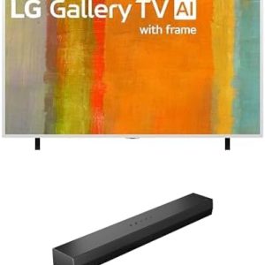 Bundle of LG 65-Inch Class Gallery TV QNED AI LX7B Series Mini LED Smart TV and S20A 2.0 ch. Soundbar, Dolby Digital, TV Synergy, Wow Interface, DTS Digital Surround