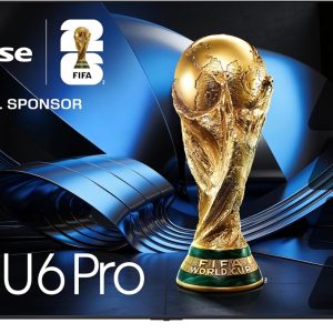 hisense 100" u6 pro series mini‑led uled 4k uhd hdr gaming ai smart fire tv (100u6sf pro, 2026 new) – hi qled, native 144hz, motion rate 480, dolby vision iq · atmos, hdr10+, glare free, alexa+