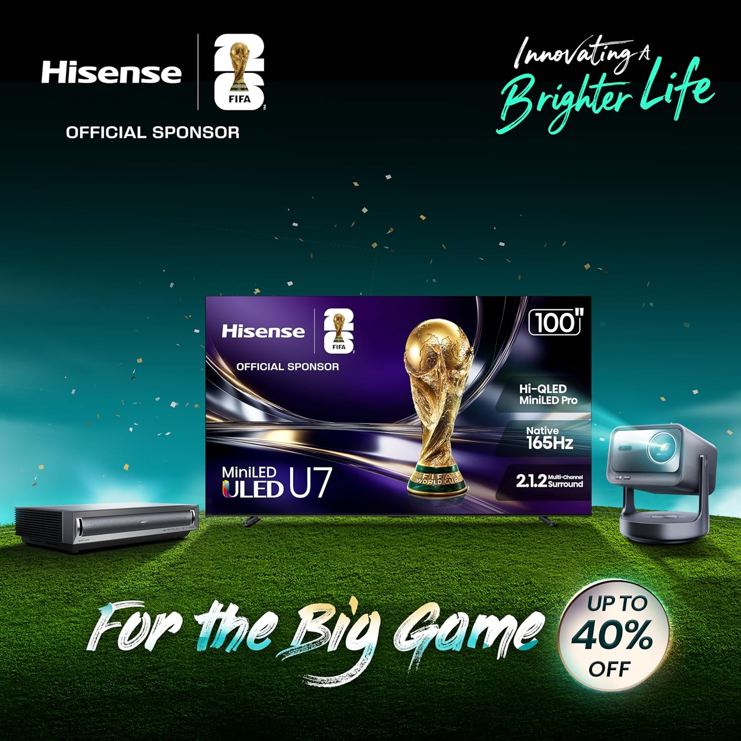 Hisense 43" Class A7 Series (43A7NF) 4K UHD Smart Fire TV, Voice Remote with Alexa, Wide Color Gamut, HDR10+, Dolby Vision, Dolby Atmos, Game Mode, ALLM, Stream Live TV Without Cable - Image 2