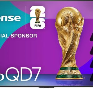 hisense 75" qd7 mini led 4k smart fire tv qled, 144hz, hdr10+, dolby vision/atmos, game mode pro, alexa built in (75qd7qf)