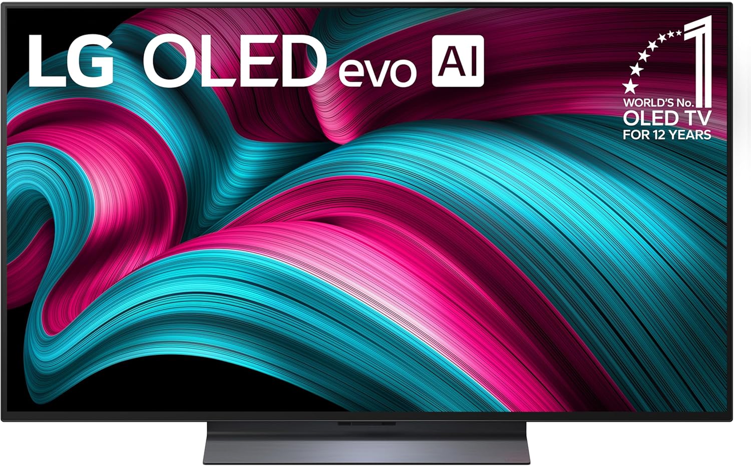 lg 48 inch class oled evo ai super upscaling 4k c5 series smart tv w/dolby atmos & vision, hdr10, filmmaker mode, wow orchestra, alexa built in (oled48c5pua, 2025)