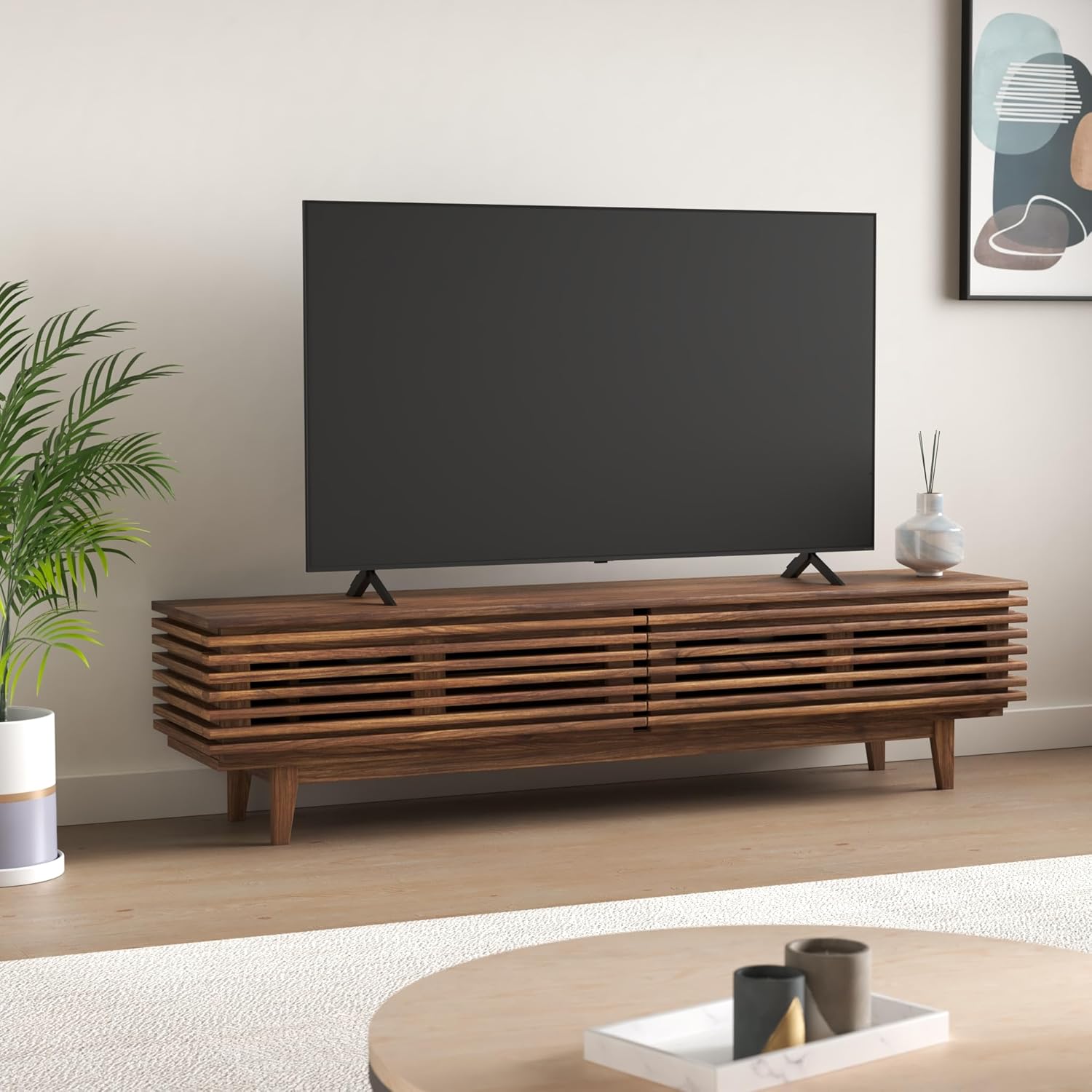 LG QNED80 Series 55-Inch Class QNED Mini LED Smart TV 4K Processor Smart Flat Screen TV for Gaming with Magic Remote AI-Powered 55QNED80URA, 2023 with Alexa Built-in - Image 2
