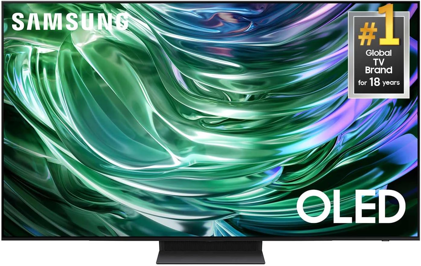 samsung 65 inch class oled 4k s90d series hdr+ smart tv w/dolby atmos, object tracking sound lite, motion xcelerator, real depth enhancer, 4k ai upscaling, alexa built in (qn65s90d, 2024 model)
