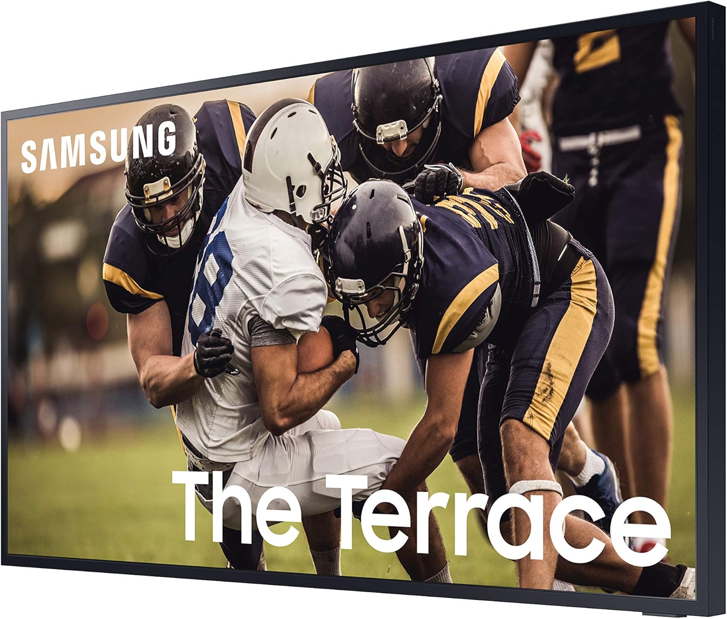 samsung 65 inch class qled 4k the terrace partial sun outdoor, direct full array 16x, quantum hdr 32x, weatherproof, wide viewing angle smart tv w/ alexa built in (qn65lst7tafxza, latest model)