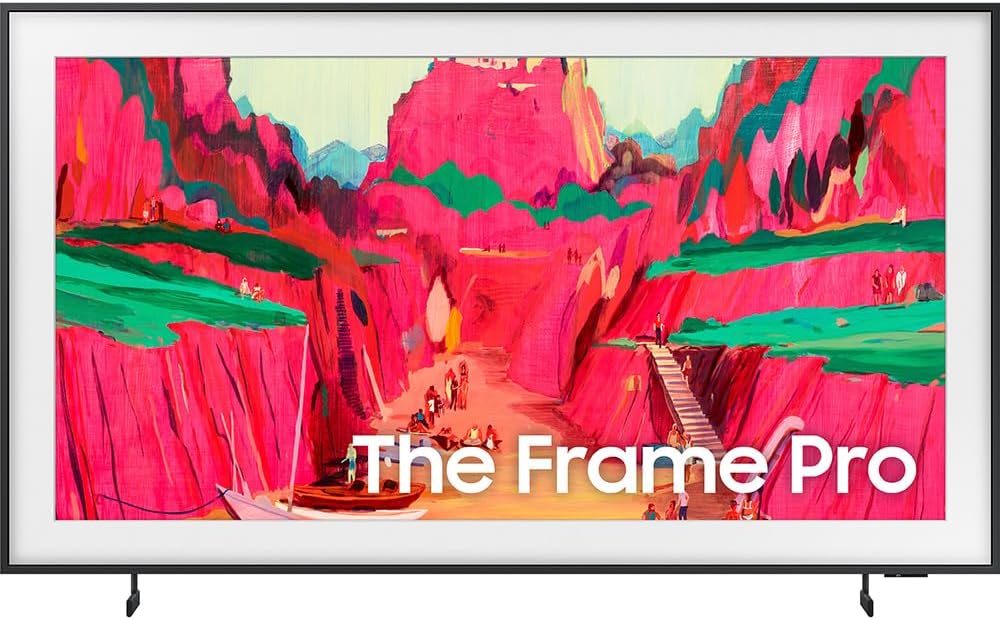 Samsung QN65LS03FW 65 inch The Frame Pro 4K Neo QLED Mini LED Smart TV (2025) Bundle with CPS Exclusive 26 Month Protection, 2X HDMI Cables & Deco Gear Complete Home Theater Beginner′s Guidebook - Image 2
