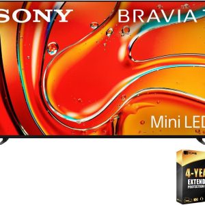 Sony BRAVIA 7 K55XR70 55 inch 4K HDR Smart QLED Mini-LED TV Bundle with Premiere Movie Streaming Package & TV Setup Bundle with Wall Mount + Surge Adapter + HDMI Cable & More (2024 Model)