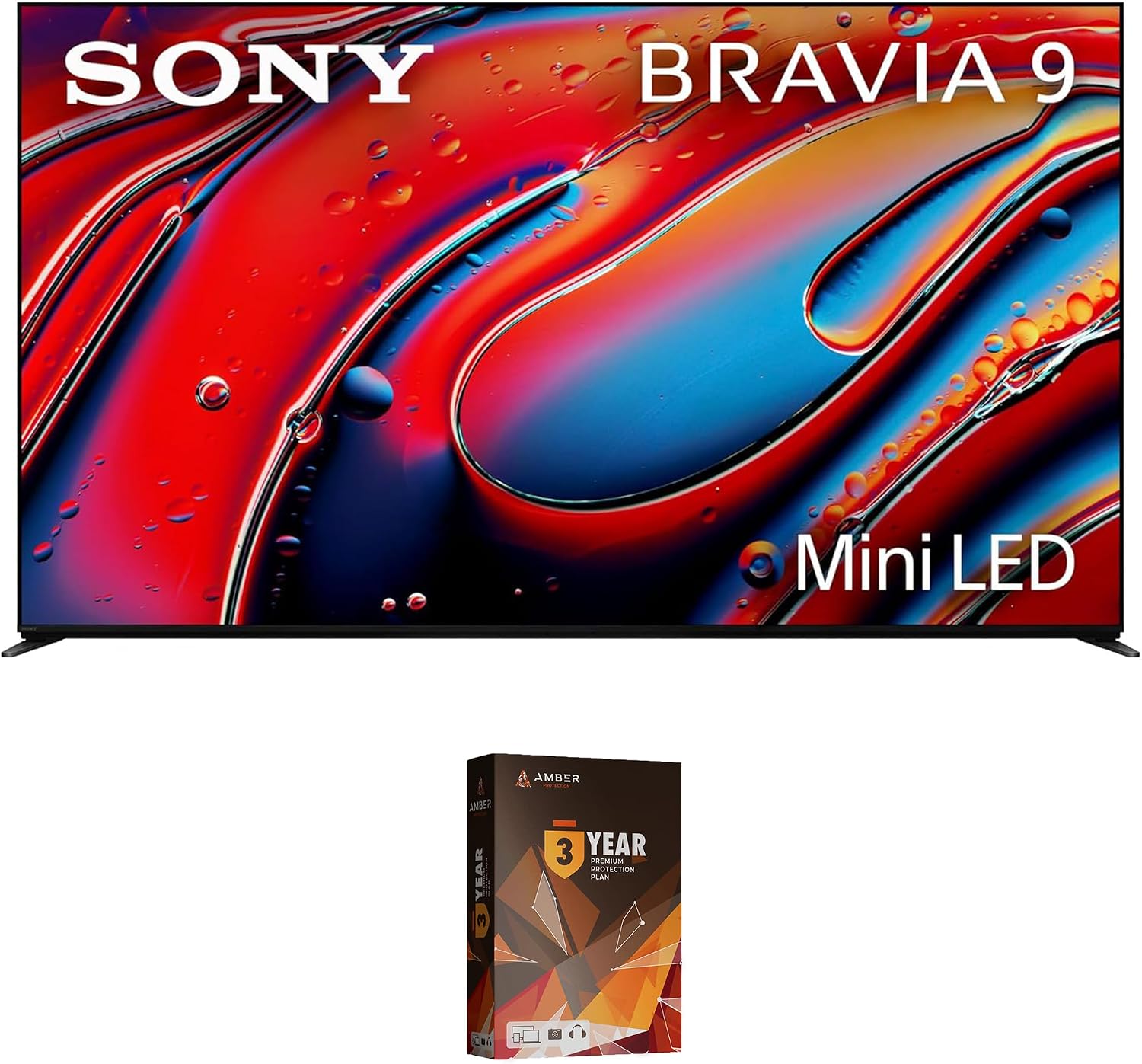 Sony K75XR90 75 Inch XR90 Series Bravia Mini LED HDR QLED 4K Google TV with 3 Year Amber Protection Plan (2024)