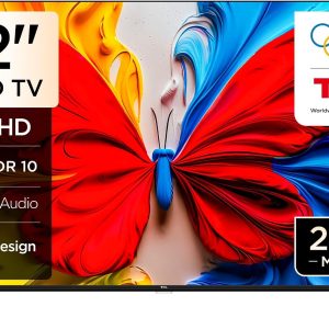 TCL 32S5K Television 32 Inch Smart TV QLED HDR 10 Google TV, Dolby Audio, Game Mode, Multiple Eye Care with Slim Design (2025 Model)