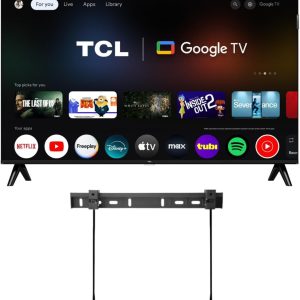 TCL Smart TV 32" Class Q21K Serie 720P HD QLED Quantum Dot with Google TV Bluetooth, FullView + Free Wall Mount (2025) (Renewed)